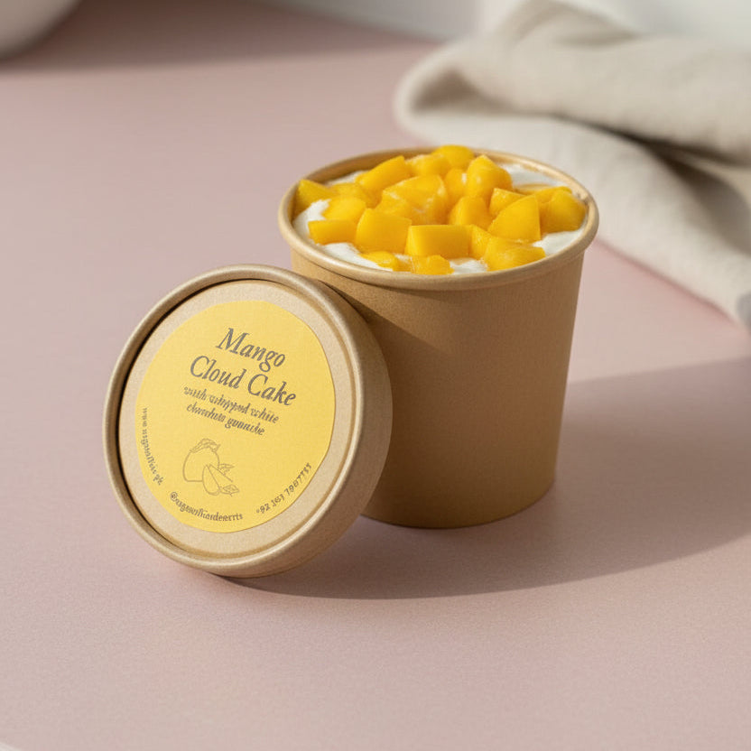 Mango Cloud Cake Tub